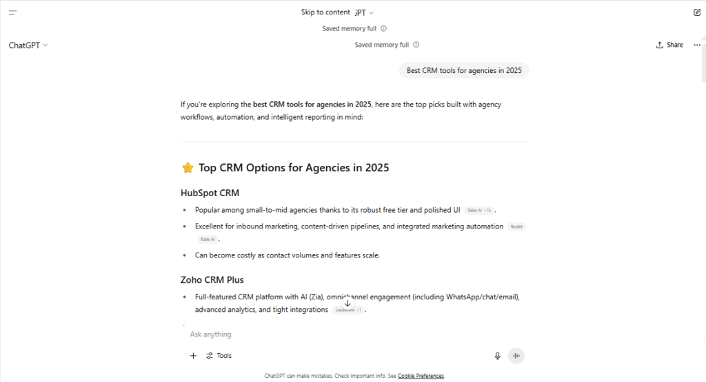 Best CRM tools for agencies in 2025”